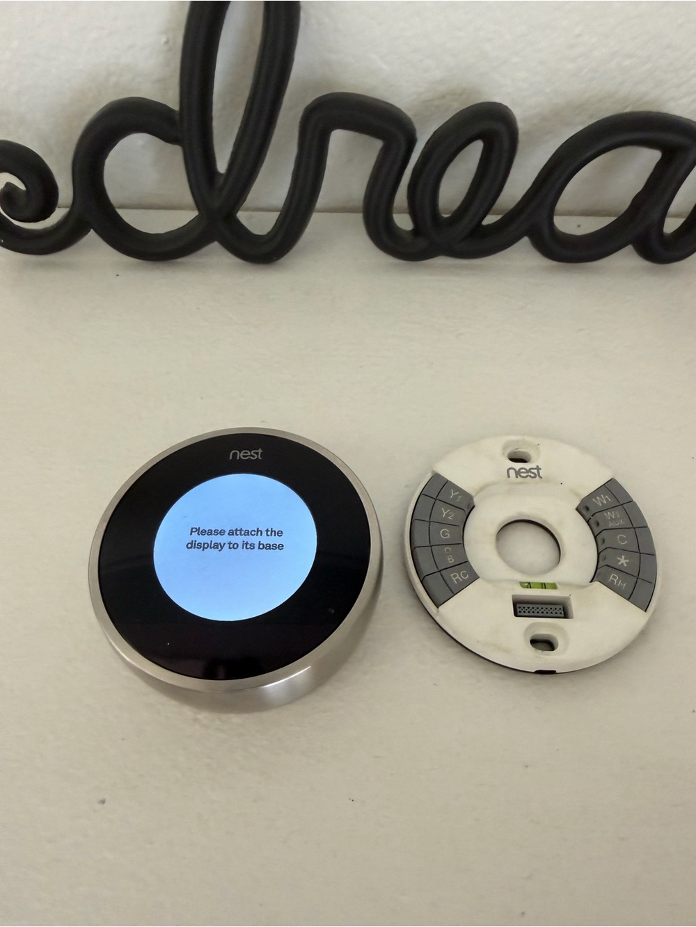 Google Nest 02A 2nd Gen 24V-60HZ Programmable Learning Thermostat